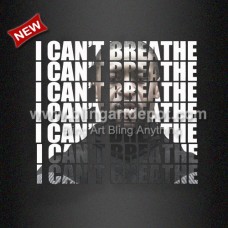 Hot Sale I Can't Breathe Heat Printing Vinyl George Floyd Face Transfers